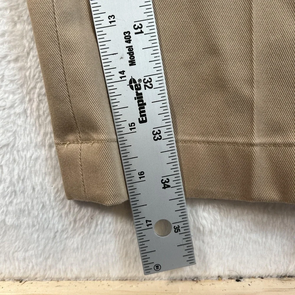 Brooks‎ Brothers Pants Mens 36x34 Beige Advantage Chino Slim Stretch